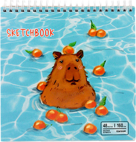 Изображение товара Скетчбук Centrum Капибара / 73300