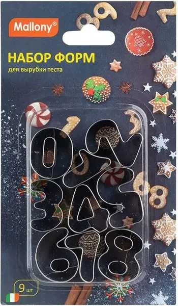 Изображение товара Набор для выпечки Mallony Torta / 108361 (9шт)