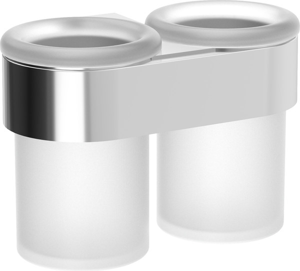 Изображение товара Набор стаканов для зубной щетки и пасты Lauter 21TS3016 (Chrome)