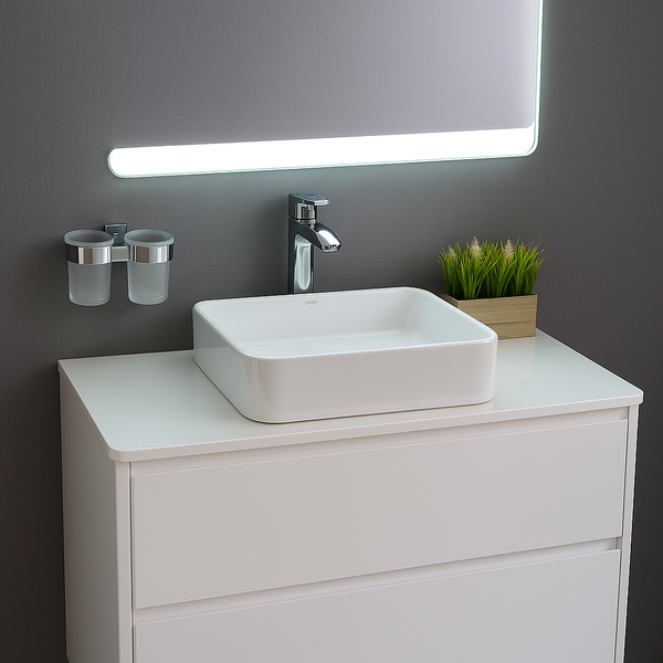 Изображение товара Набор стаканов для зубной щетки и пасты Lauter 21TS3016 (Chrome)