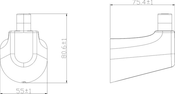 Изображение товара Крючок для ванной Lauter 21T3507 (Chrome)