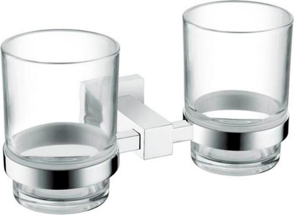 Изображение товара Набор стаканов для зубной щетки и пасты Lauter 21SH6081 (Chrome)