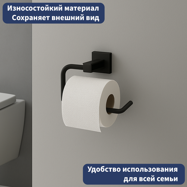 Изображение товара Держатель для туалетной бумаги Lauter 21SH6072 (Matt Black)