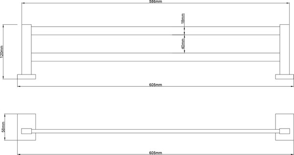 Изображение товара Держатель для полотенца Lauter 21SH8321 (Chrome)