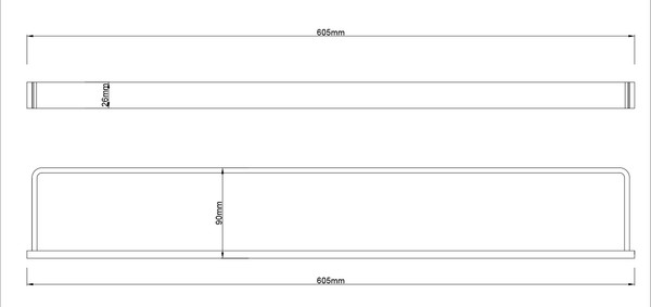 Изображение товара Держатель для полотенца Lauter 21SH8372 (Matt Black)