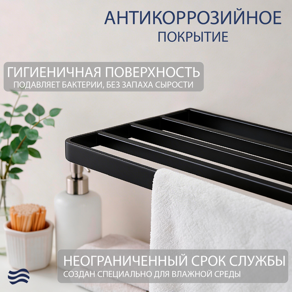 Изображение товара Полка для полотенца Lauter 21SH7132 (Matt Black)