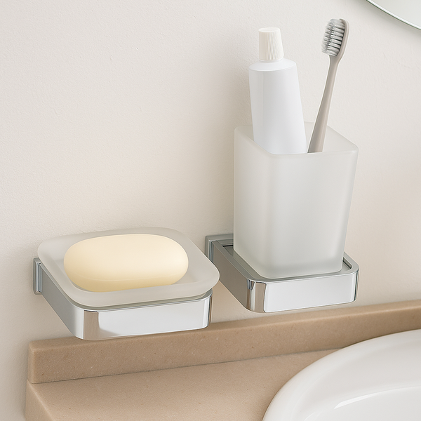 Изображение товара Стакан для зубной щетки и пасты Lauter 21SH7061 (Chrome)