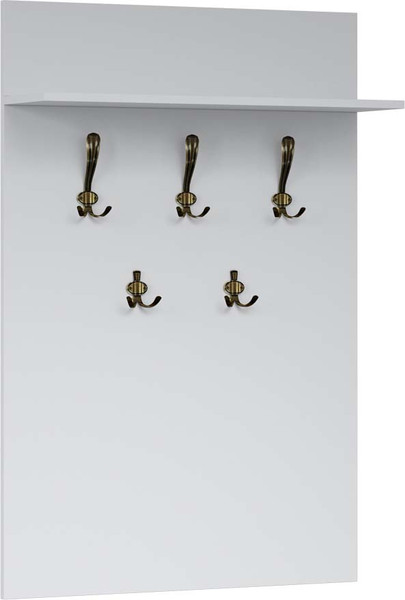 Изображение товара Вешалка для одежды Империал Лацио 80 (белое дерево/черный)