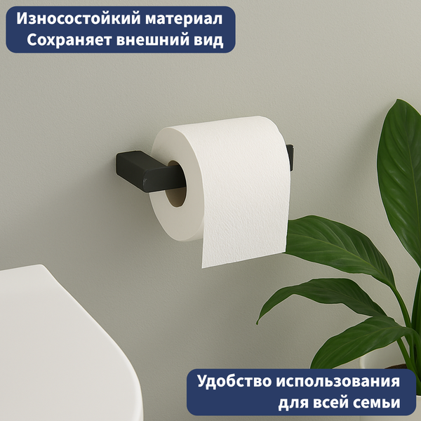 Изображение товара Держатель для туалетной бумаги Lauter 21SH1102 (Matt Black)