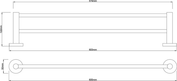 Изображение товара Держатель для полотенца Lauter 21SH70021 (Chrome)