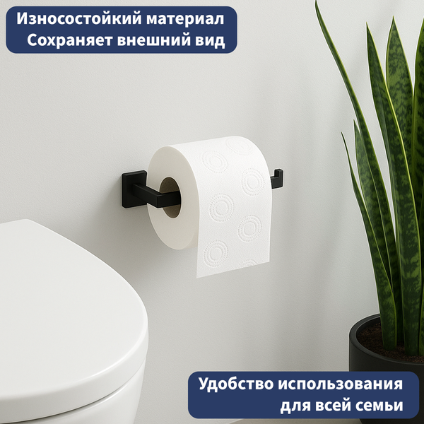 Изображение товара Держатель для туалетной бумаги Lauter 21SH71072 (Matt Black)
