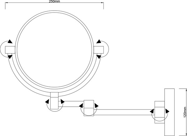 Изображение товара Зеркало косметическое Lauter 21SH042CH