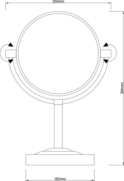 Изображение товара Зеркало косметическое Lauter 21SH044CH