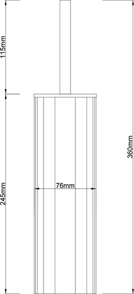 Изображение товара Ершик для унитаза Lauter 21SH51A28