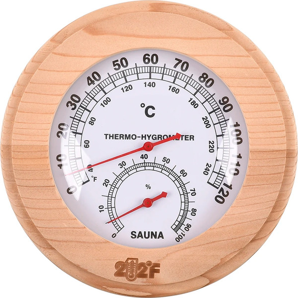Изображение товара Термогигрометр для бани 212F ТН-10R (канадский кедр)