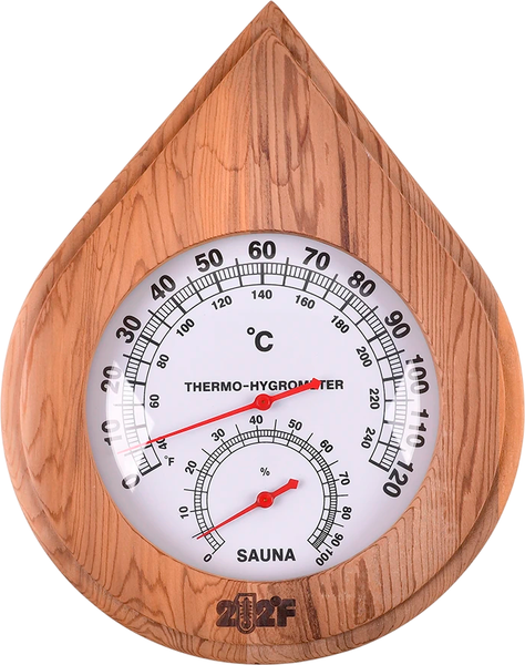 Изображение товара Термогигрометр для бани 212F ТН-13R (канадский кедр)