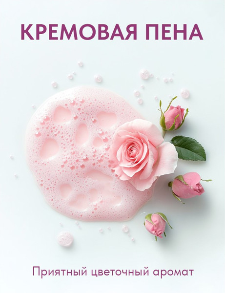 Изображение товара Гель для душа Eden Пудровая роза (300мл)