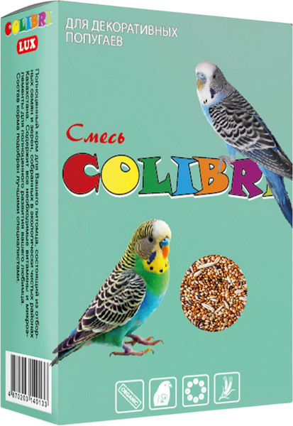 Изображение товара Корм для птиц Lux Colibri для волнистых попугаев / 5LC-133 (500г)
