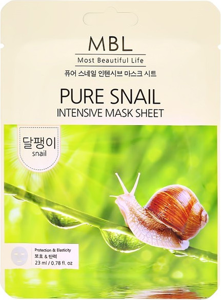 Изображение товара Маска для лица тканевая MBL с улиточным муцином