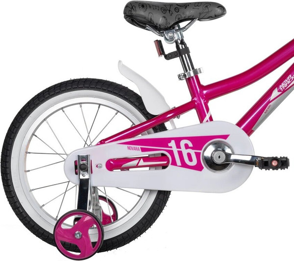 Изображение товара Детский велосипед Novatrack Novara / 167ANOVARA1V.PR5 (фуксия, разобранный, в коробке)
