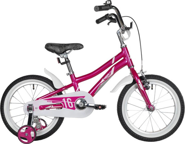 Изображение товара Детский велосипед Novatrack Novara / 167ANOVARA1V.PR5 (фуксия, разобранный, в коробке)