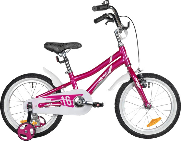 Изображение товара Детский велосипед Novatrack Novara / 167ANOVARA1V.PR5 (фуксия, разобранный, в коробке)