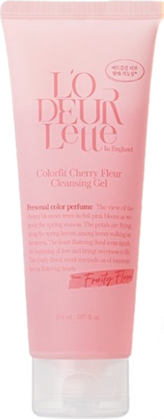 Изображение товара Гель для умывания L'odeurlette In England Colorfit Cherry Fleur Cleansing Gel д/проблемной кожи (150мл)