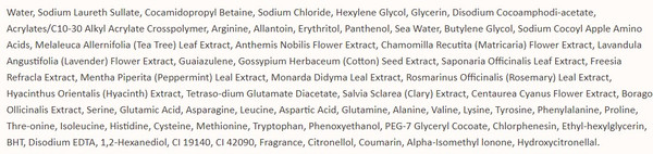 Изображение товара Гель для умывания L'odeurlette In England Colorfit Powdery Breez Cleansing д/раздраженной кожи (150мл)