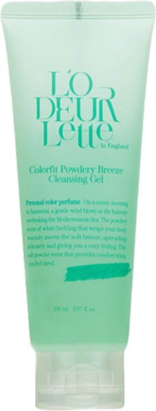 Изображение товара Гель для умывания L'odeurlette In England Colorfit Powdery Breez Cleansing д/раздраженной кожи (150мл)