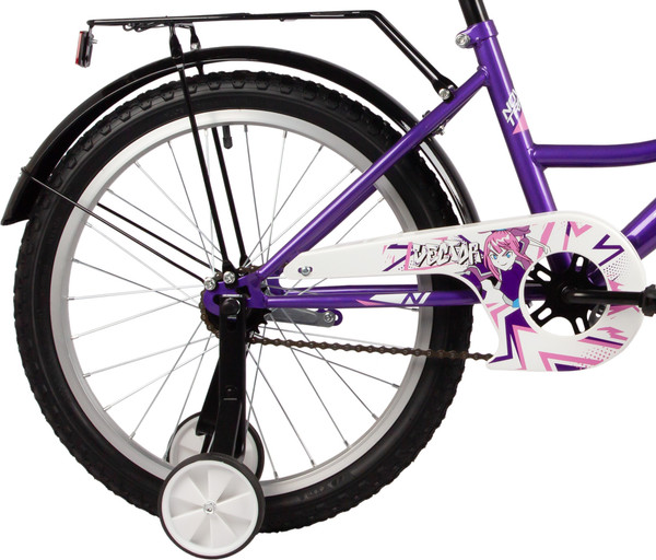 Изображение товара Детский велосипед Novatrack Vector / 163VECTOR.VL5 (фиолетовый, разобранный, в коробке)