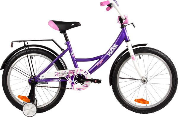 Изображение товара Детский велосипед Novatrack Vector / 163VECTOR.VL5 (фиолетовый, разобранный, в коробке)