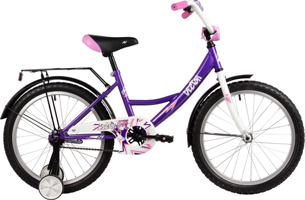 Изображение товара Детский велосипед Novatrack Vector / 163VECTOR.VL5 (фиолетовый, разобранный, в коробке)