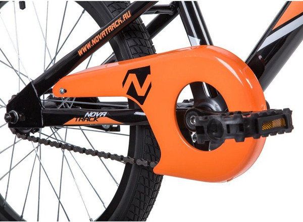 Изображение товара Детский велосипед Novatrack Juster 20 / 205JUSTER.BK23 (черный)