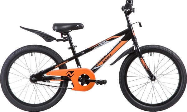 Изображение товара Детский велосипед Novatrack Juster 20 / 205JUSTER.BK23 (черный)