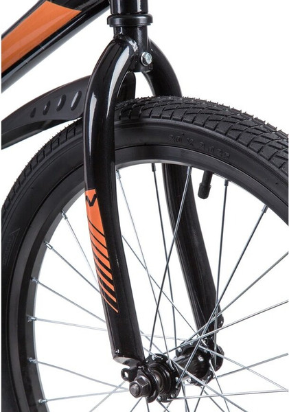 Изображение товара Детский велосипед Novatrack Juster 20 / 205JUSTER.BK23 (черный, разобранный, в коробке)