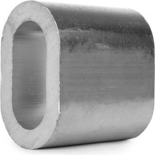 Изображение товара Зажим для каната TOR Втулка алюминиевая 24мм DIN 3093 (D) / 1049018