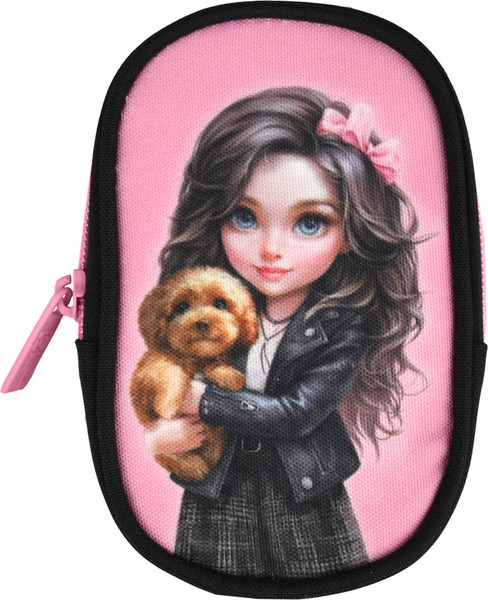 Изображение товара Школьный рюкзак Феникс+ Брюнетка с собачкой / 68240