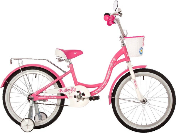 Изображение товара Детский велосипед Novatrack Butterfly / 207BUTTERFLY.PN23 (разобранный, в коробке)