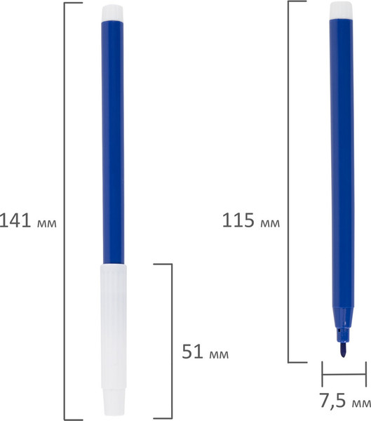 Изображение товара Фломастеры Пифагор Веселые питомцы / 152454 (24цв)