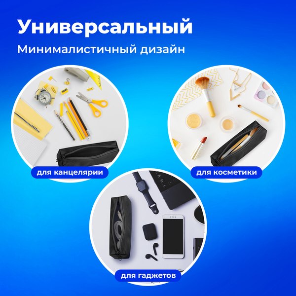 Изображение товара Пенал Пифагор 272255 (черный)
