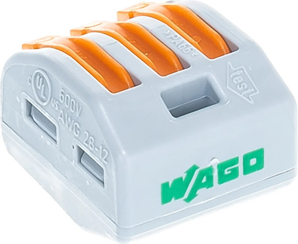Изображение товара Набор клемм Wago 222-413 (5шт)