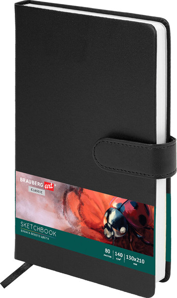 Изображение товара Скетчбук Brauberg Art Classic / 116461 (80л, черный)