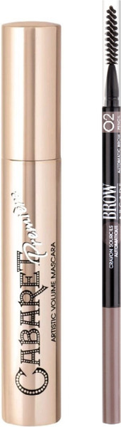 Изображение товара Набор декоративной косметики Vivienne Sabo Тушь для ресниц Cabaret premiere 01+Карандаш для бровей