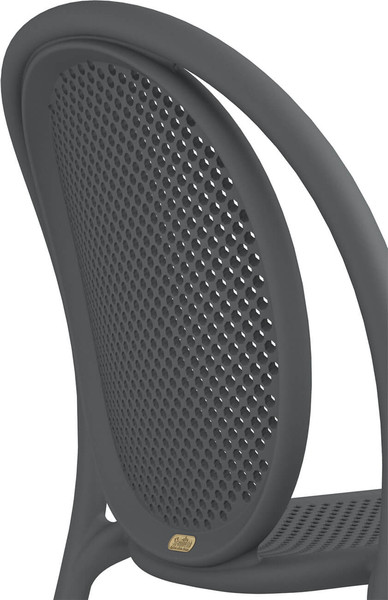 Изображение товара Стул пластиковый Sheffilton SHT-S172 / 286680 (пластик, темно-серый RAL 7024)