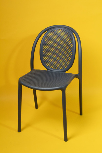Изображение товара Стул пластиковый Sheffilton SHT-S172 / 286680 (пластик, темно-серый RAL 7024)