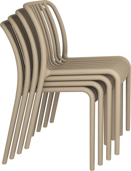 Изображение товара Стул пластиковый Sheffilton SHT-S173 / 288171 (пластик, капучино RAL 1019)