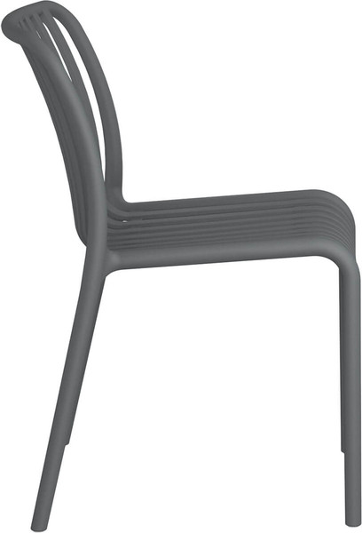 Изображение товара Стул пластиковый Sheffilton SHT-S173 / 288170 (пластик, темно-серый RAL 7024)