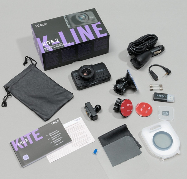 Изображение товара Автомобильный видеорегистратор Intego Kite 2 4К