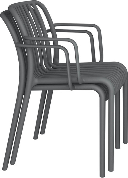 Изображение товара Стул пластиковый Sheffilton SHT-S173-1 / 288183 (пластик, темно-серый RAL 7024)
