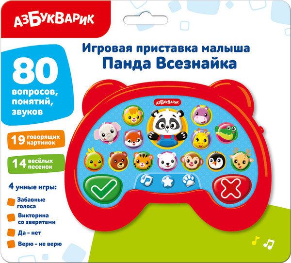 Изображение товара Развивающая игрушка Азбукварик Панда Всезнайка / 3399